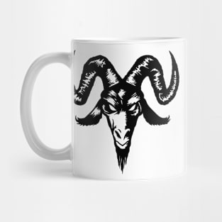 Satanic Goat Head (black) Mug